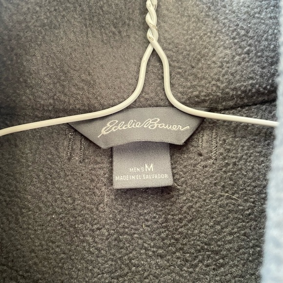 Eddie Bauer Polartec Fleece Vest Grey Men’s Medium Like New Synchilla Patagonia - Picture 3 of 5